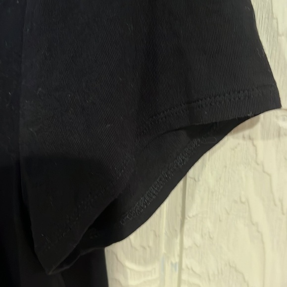 Joan Vass High Low Top with Satin Collar Size Large - Picture 4 of 11